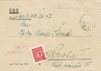 Carta Taxe PRAHA (Checoslovaquia) 1947. Postovne Pausalevano - Briefe U. Dokumente