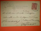 Intero Postale Presenza Piega Ad Angolo E Francobollo Privo Di Alcuni Dentelli - Entero Postal