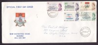 Bahamas 1967 FDC Cover To Los Angeles USA Definitive Issue - 1963-1973 Autonomie Interne