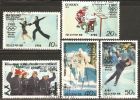 1979 Mi# 1941-1945 Used - Winter Olympics Games, Lake Placid - Inverno1980: Lake Placid