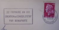 Paris 01 - Flamme " Création Du Conseil D'Etat" - 1969 - Napoleon