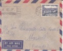 BERBERATI - OUBANGUI - Afrique,colonies Francaises,avion,lettre,f Lamme,marcophilie - Brieven En Documenten