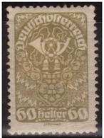 Austria 1919 Scott 216 Sello * Posthorn, Coat Of Arms And Allegory Michel 272x Yvert 203 Stamps Timbre Autriche - Neufs