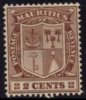 Mauritius - 1921-26 2c Brown MH* - Mauritius (...-1967)