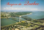 CPM Du CANADA " Bonjour De QUEBEC - Les Ponts " N° QS106Q - Québec - Les Rivières