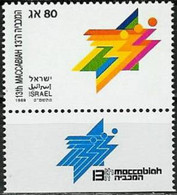 ISRAEL..1989..Michel # 1126...MH. - Unused Stamps (with Tabs)