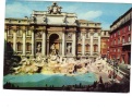 ZS23688 Roma Fontana Di Trevi Not Used Good Shape Back Scan Available At Request - Fontana Di Trevi