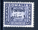 1950/51 -  Italia - Italy - Italie - Italien - SOMALIA  (AFIS)  - Sass. N. Segnatasse 1 - NH -  (J03022012.....) - Somalie (AFIS)