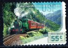 Australia 2010 Railway Journeys - Trains 55c Wilderness, Tasmania Self-adhesive Used - Used Stamps