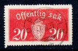 ★★ KOPERVIK 1937  LUX CANCELS ★★ LOT  NORWAY ( STAMP ) OFFICIAL STAMP ★★ - Service