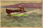 CPA ILLUSTRATEUR DESSIN CASTELLI ENFANT BATEAU ** ARTIST SIGNED DRAWN CARD CHILD BOAT CASTELLI DEGAMI - Castelli