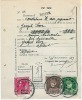 Albert I Kepie 2 Fr + 5 Fr Nrs 321+323 + 403 (met Klasseergaatjes/trous Clas.) Op Protêt Van WASMES 1936 - Cartas & Documentos