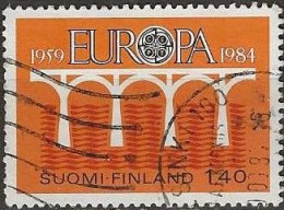 FINLAND 1984 Europa. 25th Anniv Of European Post And Telecommunications Conference - 1m40  Bridge FU - Gebraucht