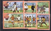 Laos1982:SOCCER WORLDCUP Laos Michel547-52mnh** - 1982 – Spain