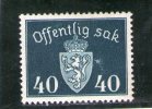 NORVEGE 1937-9 SERVICE * - Oficiales