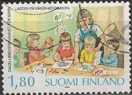 FINLAND 1988 Church Playgroups.- 1m80 Teacher With Children FU - Gebruikt