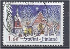 FINLAND 1992 Christmas - 1m80 St. Lawrence's Church, Vantaa  FU - Used Stamps