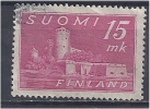 FINLAND 1930 Olavinlinna - 15m. Purple FU - Gebruikt