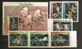 Congo 1999 6 Valeurs + BF ** Non Catalogué Yvert, Orchidées, Fleurs, Ansellia Africana, Ancistrochilus Rothschildianus - Gebraucht