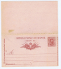 Italy, Cartolina Postale Con Risposta, 1890 Michel P 19 - Postwaardestukken