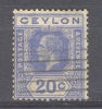 Ceylon - Ceylan  1921-32 George  V  20c Die I     Wmk Mult Script CA - Ceylan (...-1947)