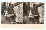 CPA Stereoscopique,Scènes De Genre ,l´orage  ,stereo - Stereoscope Cards