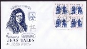 1962  Jean Talon  Sc 398  Rose Craft Cachet  Unaddressed FDC - 1961-1970