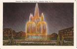 NEW JERSEY  - ATLANTIC CITY - ELECTRIC FOUNTAIN - PARK PLACE - OLD POSTCARD - - Atlantic City