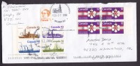 Canada Mult. Franked MILNER BC 2006 Cover Lettre USA 2 X 4-Blocks Ship Schiff & Order Of Canada - Briefe U. Dokumente