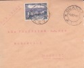 OUANGO ( Petit Bureau ) OUBANGUI - Afrique,colonies Francaises,avion,devant De Lettre,marcophilie,rare - Storia Postale