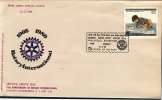 Cov347 India 1979 SG 950 Intl Children's Bookfair On 75th Anniv Rotary Cover - Storia Postale