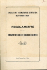 SARDEGNA REGOLAMENTO FORMAZIONE RUOLI CURATORI FALLIMENTI CAGLIARI  1914 - Altri & Non Classificati