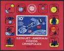 Magyar Posta Hungary 1975 Apollo Soyuz Space Test Project Venusz Luna Leonov MNH Michel 3053 Bl.111A Scott C361 - Unused Stamps