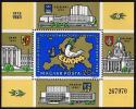 Magyar Posta Hungary 1980 Europa European Security Cooperation Conference Madrid Dove Map MNH Michel 3458 Bl.147A Sc2666 - Europese Instellingen