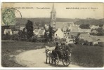 Carte Postale Ancienne Saint Jean Du Doigt - Vue Générale - Attelage - Saint-Jean-du-Doigt
