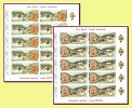 Romania 2007 - Bistra Local Post Jubilee MNH, Mi 6220-6221, Stamp Day 2 Full Sheets With Labels Type II - Ganze Bögen