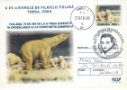 BEAR, GROENLANDA EXPEIDITION, 2004, COVER STATIONERY, ENTIER POSTALE, OBLITERATION CONCORDANTE, ROMANIA - Bären