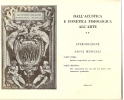 RECUEIL DE PARTITION DE SILVESTRO BAGLIONI: DALL´ACUSTICA E FONETICA FISIOLOGICA ALL´ARTE - A-C