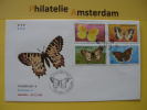 Turkey 1988, FDC / FAUNA INSECTS BUTTERFLIES SCHMETTERLINGE VLINDERS PAPILLONS MARIPOSAS: Mi 2833-36, - FDC