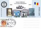 EMIL RACOVITA DISCOVERS COBALCESCU ISLAND, 2007, SPECIAL CARD, OBLITERATION CONCORDANTE, ROMANIA - Explorers