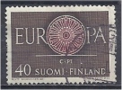 FINLAND 1960 EUROPA 40m. Purple And Sepia FU THIN - CHEAP PRICE - Gebraucht