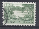 FINLAND 1956 Lake Kehru - 5m. Green FU - Used Stamps