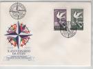 Portugal FDC OTAN/NATO Complete With Cachet 2-3-1960 - NATO