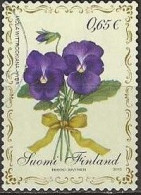 FINLAND 2003 Pansies Tied Together 65c. Multicoloured FU - Used Stamps