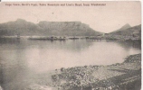 CAPE TOWN DEVIL'S PEAK TABLE MOUNTAIN AND LION HEAD FROM BREAKWATER 1907 - Afrique Du Sud