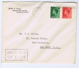 Great Britain:  FDC 1936 SG 457/458  Dd 14-9-1936, New York - ....-1951 Vor Elizabeth II.