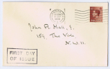 Great Britain:  FDC 1936 SG 459   Dd 1-9-1936, - ....-1951 Pre-Elizabeth II