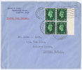 Great Britain:  FDC 1937 SG 462   Dd  10-05-1937, 4-block With Sheetmargin, To London - ....-1951 Pre Elizabeth II