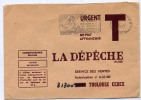 Toulouse, La Dépêche, Urgent, Ne Pas Affranchir, T,taxe - Buste Risposta T