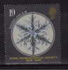 Great Britain MH 1989, 19p Royal Microscopical Society, Microscope SnowflakeImage, - Ongebruikt